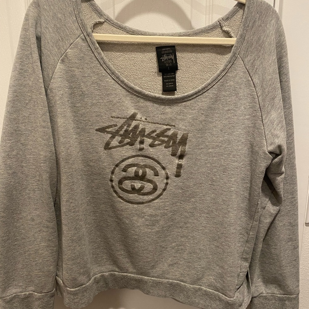 Stussy Gray Sweatshirt